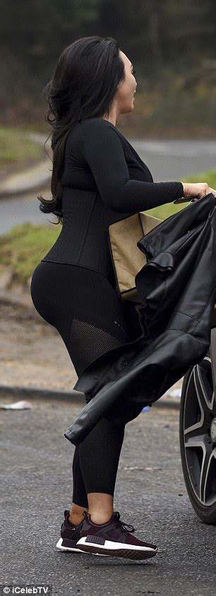 Lauren Goodger Displays Her Trim Corseted Frame In Essex Daily Mail
