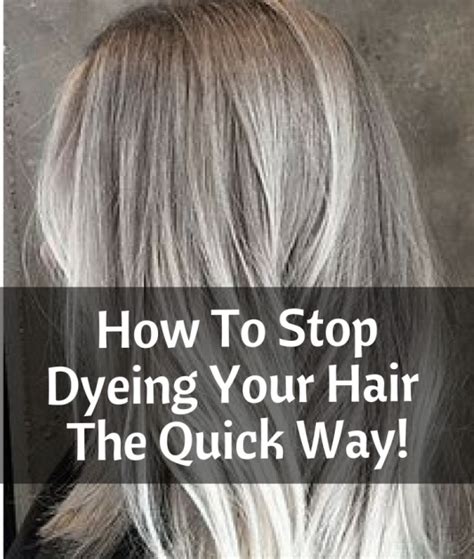 The crazy part is that a slight orange/brassy tint will still shine. How To Stop Coloring Hair And Go Natural in 2020 (With ...