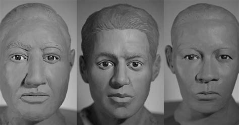 Facial Reconstruction Images Released From 14 Unidentified Human