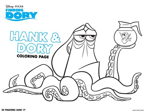 Animation/movies coloring pages, dibujos para colorear imprimibles, disney / pixar coloring pages, finding dory coloring pages, finding print out these lovable finding dory coloring pages and share them with your kids or students! Dory Coloring Pages - Best Coloring Pages For Kids