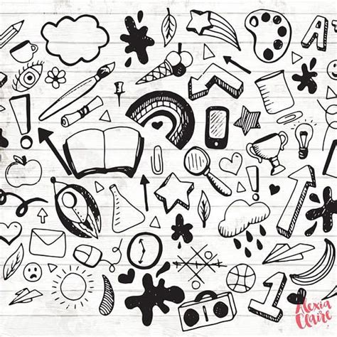 Easy Cool Doodles To Draw In Class - Doodeling