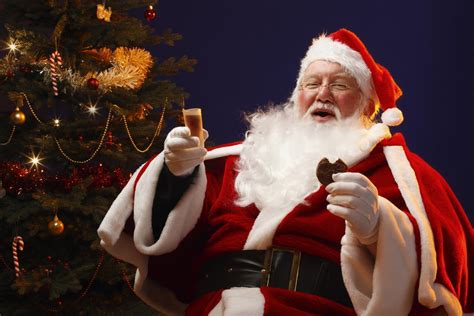Santa Claus Santa Claus Eating Christmas Trivia Santa Claus