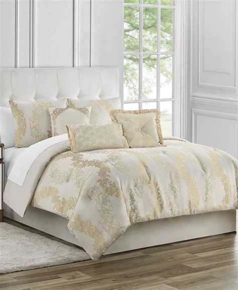 Marquis By Waterford Oban 7 Piece King Comforter Set Ivory