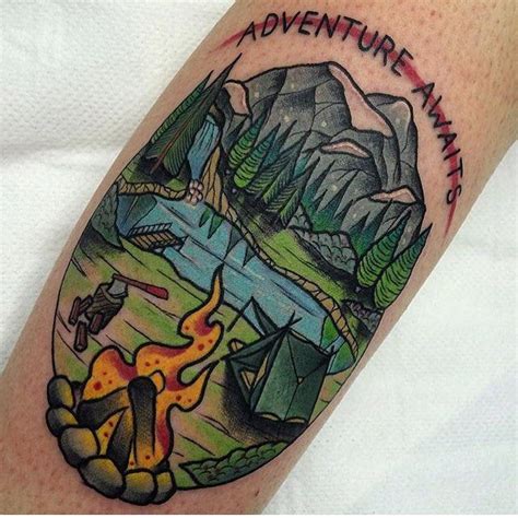 37 Best Camping Tattoo Designs Images Ideas And Pictures Picsmine