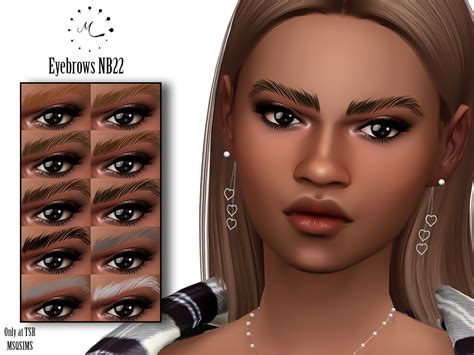 Eyebrows Nb22 At Msq Sims Sims 4 Updates