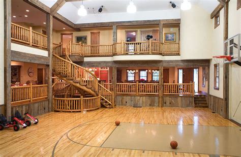 Both, there are basketball games played indoor and outdoor courts but giving that the basketball indoor games consists of the most to least physically challenging activities ,such as badminton. Connecticut | Home basketball court, Home gym design ...