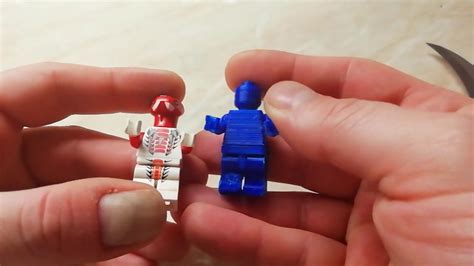 3d Print Lego Minifigure Youtube