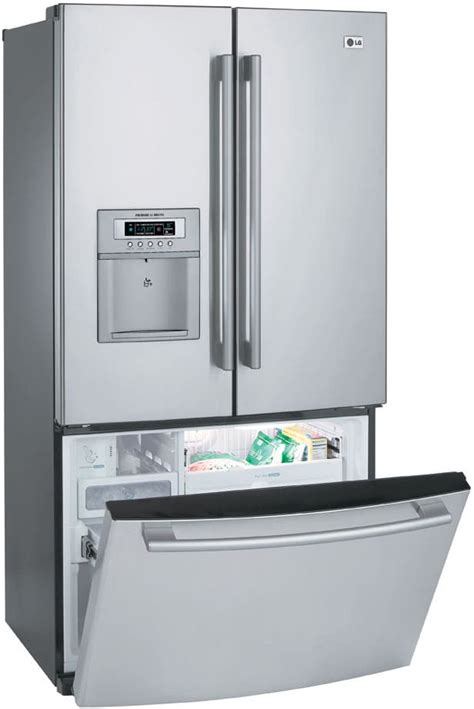 At $1,349 it's also the cheapest. LG LRFD21855ST 20.7 Cu. Ft. Cabinet Depth French Door ...