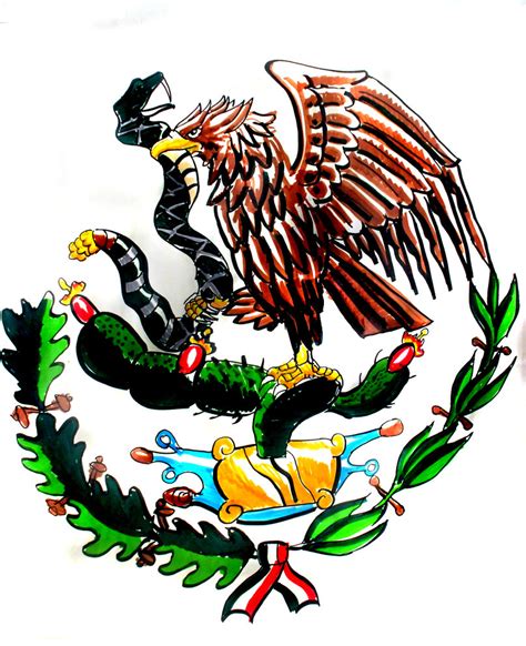 Mexican Flag Eagle Printable Printable Templates