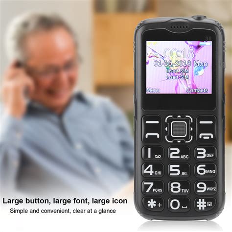 Large Button Easy To Use Mobile Phone For The Elderly 3g Senior Button