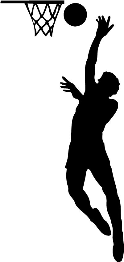 T Shirt Basketball Player Sport Sneakers Basketball Player Silhouette