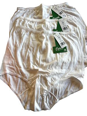 Pair Of New Carole Size Cotton Full Cut Hi Waist Vintage Panties Ebay