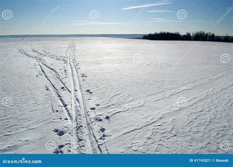 Snow Ice Crust Stock Image Image Of Frost Shining Cloud 41743021