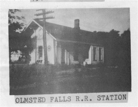 Olmsted Falls Olmsted Falls Ohio Railroad Station