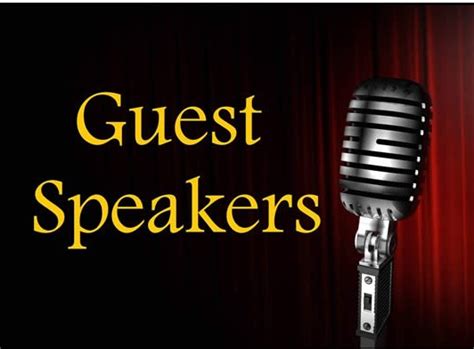 Guest Speakers Clip Art Library