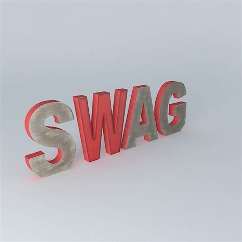 Decorative Letters Swag 3d Cgtrader