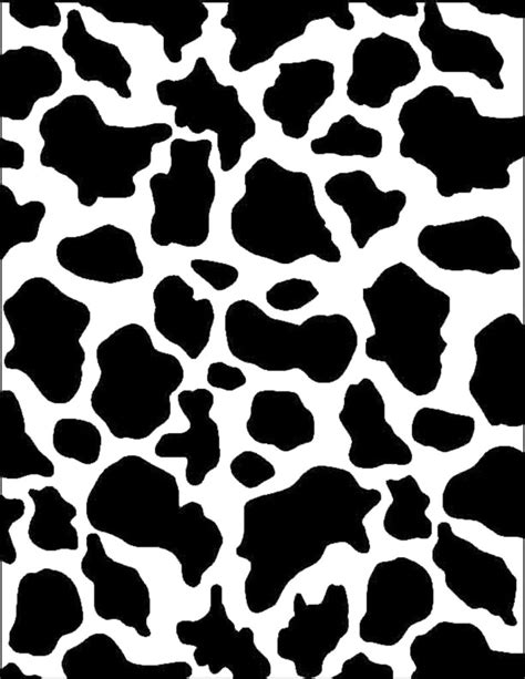 Moooo Cow Spot Vinyl Decal Pannels Cow Print Wallpaper Cow