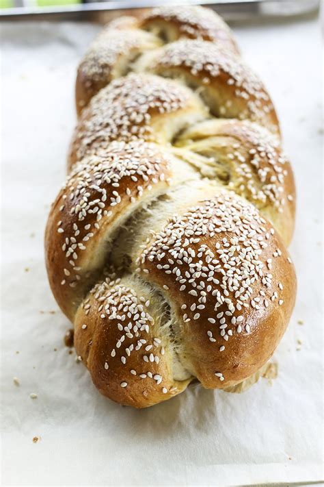 Sesame Semolina Braided Bread From Yeast Bread