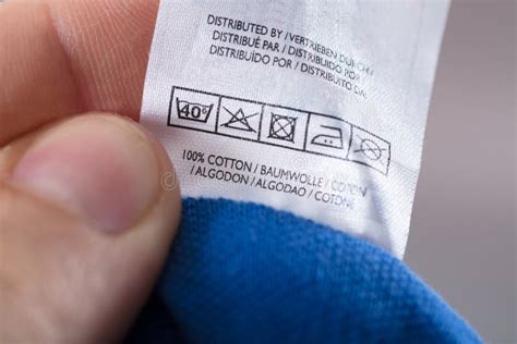 Clothing Label Stock Photo Image Of White Instruction 12963410