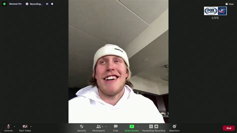 Patrik Laine Jokes That The Blue Jackets Offense Doesnt Need His Help