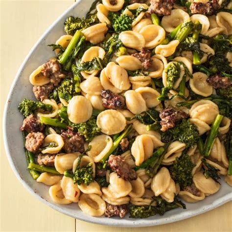 Instant Pot Orecchiette With Broccoli Rabe And Sausage Americas Test