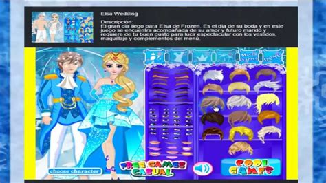 Frozen En EspaÑol Juegos Boda De Elsa Jogos Do Frozen Youtube