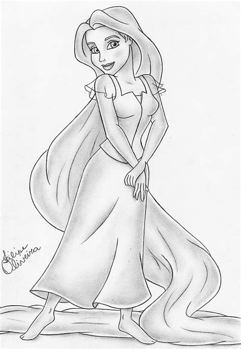 Disney Princess Rapunzel By Filipeoliveira On Deviantart