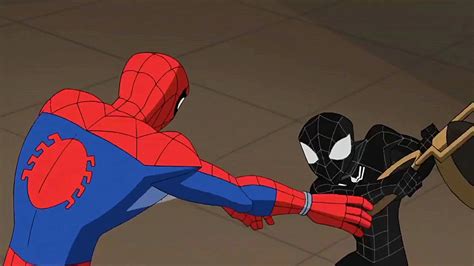 Black Spiderman Vs Red Spiderman Spectacular Spider Man Youtube