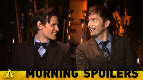 Matt Smith And David Tennant Chat About Doctor Whos 50th Birthday
