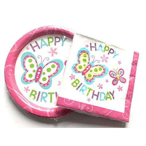 Happy Birthday Plates And Napkins Sets Very Cute Sets Of Happy