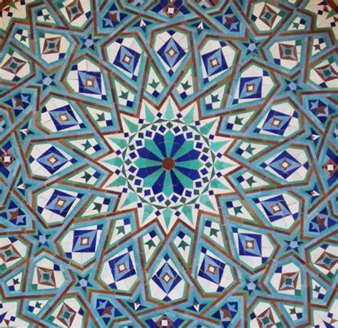 Middle Eastern Kaleidoscope Tile Mrs Cooks Art Class