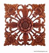 Large Wooden Wall Flowers Photos