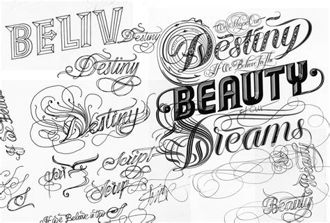 13 Intricate Font Styles Images Word Love Tattoo Drawings Intricate
