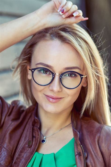 Beautiful Young Hipster Woman Wearing Stylish Glasses â€“ Fashionable