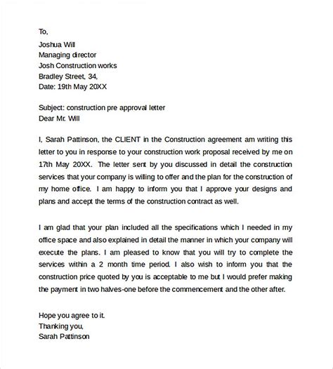 Pre Approval Letter for Doc, PDF, and Word | Mous Syusa