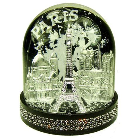 Souvenirs Of France Luxury Paris Snow Globe With Swarovski Crystal