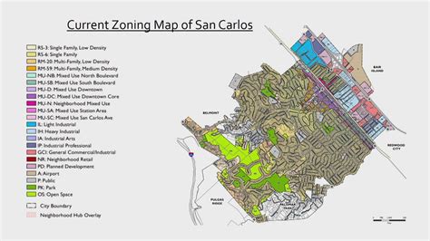 San Carlos Zoning Map Park Boston Zone Map