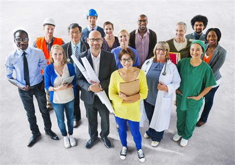 Diverse Multiethnic People With Different Jobs Fcera