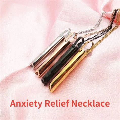 Anxiety Whistle Necklacemindfulness Deep Breathing Etsy India In