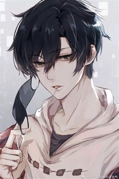 Messy Male Anime Characters With Black Hair Hair Trends