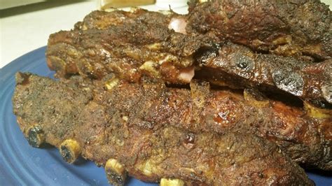 Let riblets marinate at least 3 hours, or overnight in refrigerator, turning them occasionally. Dry rub smoked riblets - YouTube