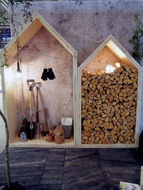 1 bis 2 cm pro jahr von außen nach innen abtrocknet. Outdoor Brennholz Lagerung | Brennholz lagerung ...