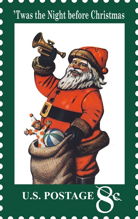 Santa Claus First Appeared On A Us Postage Stamp In 1972 Wonder How