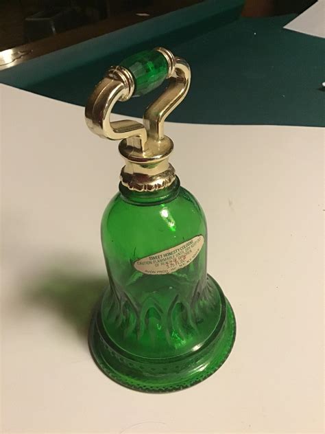 Vintage Avon Perfume Bottle Shaped Like A Bell In Excellent Etsy