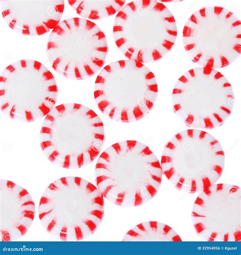 Peppermint Candy Isolated On White Royalty Free Stock Image Image
