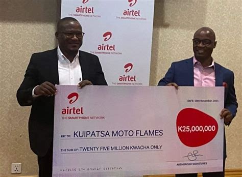 Airtel Gives K25 Million To Malawi National Team Malawi