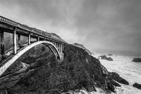 Big Sur California In Black And White Andys Travel Blog