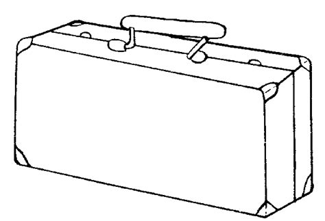 Blank Suitcase Template Clipart Best