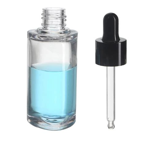 50ml Clear Extra Thick Triangle Petg Plastic Dropper Bottle With 20410