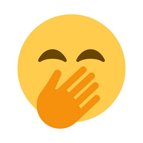 Face With Hand Over Mouth Emoji What Emoji 類